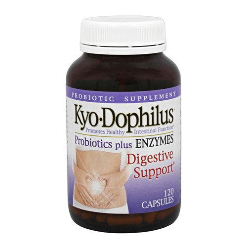 Kyolic Kyo-Dophilus Plus Enzymes Digestion Capsules, 120 Ea